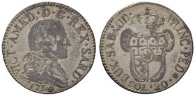 Vittorio Amedeo III (1773-1796) 20 Soldi 1794 - Nomisma 363 MI (g 5,32)
qBB