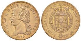Vittorio Emanuele I (1814-1821) 20 Lire 1819 - Nomisma 511 AU R
BB