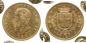 REGNO D’ITALIA Vittorio Emanuele II (1861-1878) 20 Lire 1861 T - Nomisma 847 AU R Sigillato SPL da Numismatica Rollero
SPL