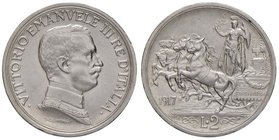 Vittorio Emanuele III (1900-1946) 2 Lire 1917 - Nomisma 1166 AG
FDC
