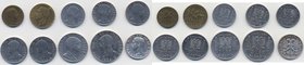 Vittorio Emanuele III (1900-1946) Albania - Lotto di 10 monete circolate
MB-SPL
