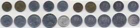 Vittorio Emanuele III (1900-1946) Albania - Lotto di 10 monete circolate
MB-SPL