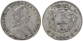 AUSTRIA SALISBURGO Hieronymus Graf Colloredo (1772-1803) 20 Kreuzer 1784 - KM 431 AG (g 6,65)
qBB