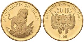 NIGER 50 Franchi 1968 - Fr. 6 AU (g 16,04)
FS