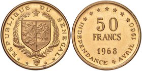 SENEGAL 50 Franchi 1968 - Fr. 2 AU (g 15,92)
FS