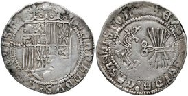 SPAGNA Fernando e Isabel (1474-1504) Real zecca non visibile - AG (g 3,32)
MB+