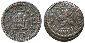 SPAGNA Felipe II (1586-1598) Maravedi 1598 Segovia - Cal. 870 AE (g 1,53)
BB