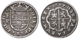 SPAGNA Felipe IV (1621-1665) Real 1627 Segovia P-I - AG (g 2,71)
BB