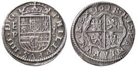 SPAGNA Felipe IV (1621-1665) Real 1628 Segovia P-I - Cal. 1081 AG (g 2,72)
qSPL
