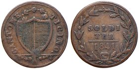 SVIZZERA Ticino 3 Soldi. 1841 - HMZ 2928g CU (g 1,93)
BB