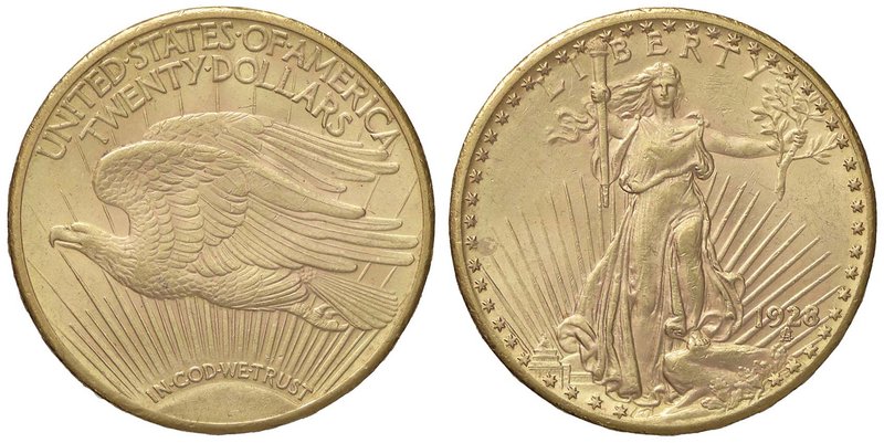 USA 20 Dollari 1928 - KM 131 AU (g 33,48)
SPL