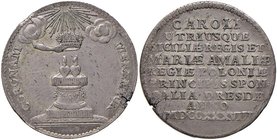 Anno 1738 - Nozze di Carlo di Borbone con Maria Amalia di Sassonia figlia di Federico Augusto Re di Polonia Argento - 23,6 mm - 3,31 gr. - C (R) - D’A...