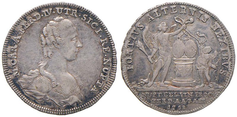 Anno 1768 - Nozze di Ferdinando IV con Maria Carolina Arciduchessa d’Austria Arg...
