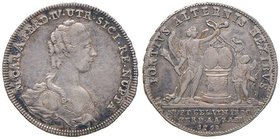 Anno 1768 - Nozze di Ferdinando IV con Maria Carolina Arciduchessa d’Austria Argento - 24,8 mm - 3,88 gr. - R2 - Opus: Anton Franz Widemann - D’Auria ...