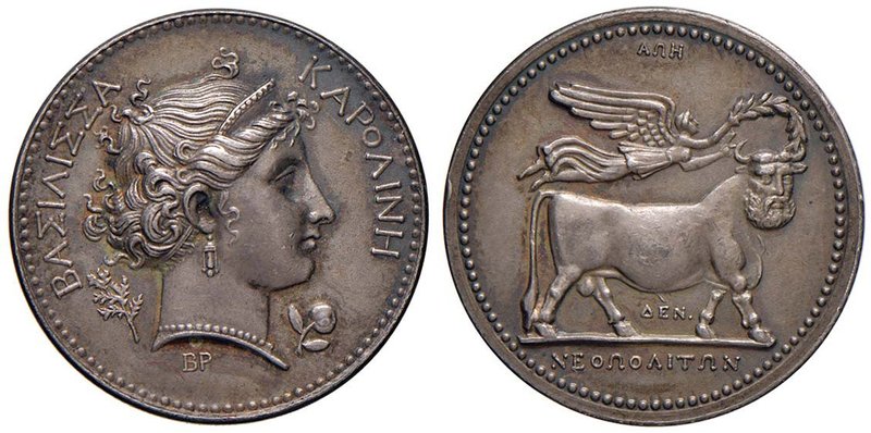 Anno 1808 - In onore di Carolina Murat Argento - 22,9 mm - 7,08 gr. - R2 - Opus:...
