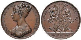 Anno 1816 - Per le nozze del duca di Berry con la principessa reale Maria Carolina di Borbone Bronzo - 40,5 mm - 35,65 gr. - C - Opus: Raymond Gayrard...