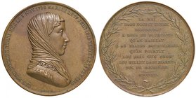 Anno 1821 - Maria Carolina di Borbone, duchessa di Berry, ai cittadini di Bordeaux Bronzo - 50,8 mm - 64,70 gr. - R3 - Opus: Jean-Jacques Barre - Baqu...