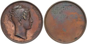 Anno 1828 - Per dono della Principessa Maria Carolina di Borbone, Duchessa di Berry Bronzo - 51 mm - 60,10 gr. - R - Opus: Joseph Eugène Dubois. Conia...