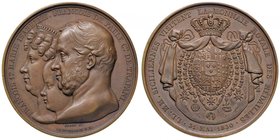 Anno 1830 - Per la visita dei reali di Napoli alla zecca di Parigi Bronzo - 50,8 mm - 56,29 gr. - C - Opus: Jean Jacques Barre e Jean Pierre Casimir d...