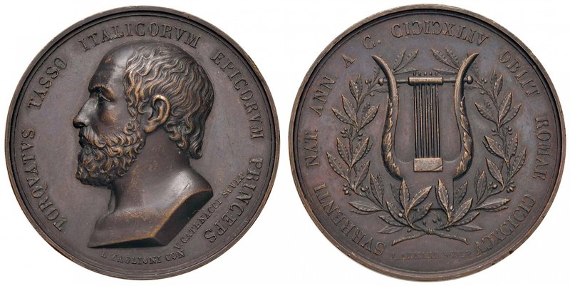 Anno 1830 - Gli uomini illustri del Regno delle Due Sicilie - Torquato Tasso Bro...