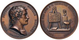 Anno 1830 - KX/0116 Conservazione: SPL Gli uomini illustri del Regno delle Due Sicilie - Pietro Novelli Bronzo - 40,6 mm - 43,35 gr. - C (NC) - Opus: ...