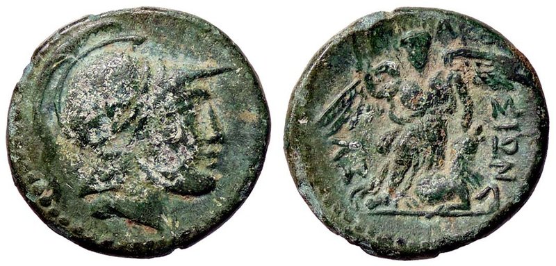 GRECHE - SICILIA - Siracusa - Dominio romano (212 a.C.) - AE 23 - Testa di Atena...