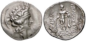 GRECHE - ISOLE DELLA TRACIA - Thasos - Tetradracma - Testa diademata di Dioniso a d. /R Ercole con clava e pelle di leone Sear 1759 (AG g. 16,62)
BB+