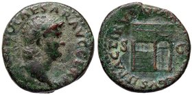 ROMANE IMPERIALI - Nerone (54-68) - Asse - Testa laureata a d. /R Tempio di Giano con porta a d. C. 167 (AE g. 10,26)
qBB