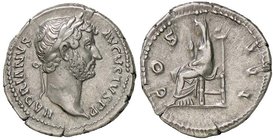 ROMANE IMPERIALI - Adriano (117-138) - Denario - Testa laureata a d. /R Il Pudore velato seduto a s. C. 395; RIC 343 (AG g. 3,4)
SPL/qSPL