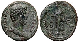ROMANE IMPERIALI - Elio (136-138) - Asse - Testa a d. /R La Speranza andante a s. con un fiore e si alza la veste C. 57 (AE g. 11,05)
bel BB
