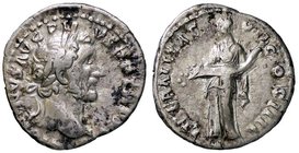 ROMANE IMPERIALI - Antonino Pio (138-161) - Denario - Testa laureata a d. /R La Liberalità stante a d. vuota una cornucopia C. 530 (AG g. 3,22)
BB