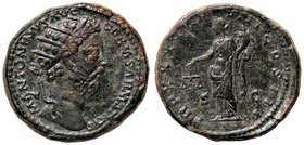 ROMANE IMPERIALI - Marco Aurelio (161-180) - Dupondio - Testa radiata a d. /R L'Equità stante a s. con bilancia e cornucopia C. 933 (AE g. 15,93)
BB-...