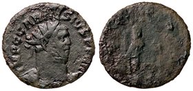 ROMANE IMPERIALI - Carausio (287-293) - Antoniniano - Busto radiato e corazzato a d. /R La Pace stante a s. con ramo d'ulivo e scettro (MI g. 3,17)
B...