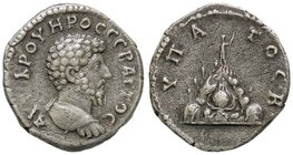 ROMANE PROVINCIALI - Lucio Vero (161-169) - Didracma (Cesarea di Cappadocia) - Testa a d. /R Il monte Argeo; sopra, una stella Sear 1865 (AG g. 5,98)...