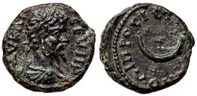ROMANE PROVINCIALI - Settimio Severo (193-211) - AE 17 (Marcianopoli - Moesia Inferiore) - Busto laureato e drappeggiato a d. /R Crescente (AE g. 3,8)...