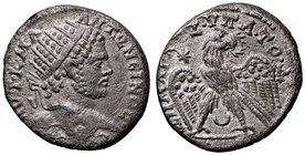 ROMANE PROVINCIALI - Caracalla (198-217) - Tetradracma - Testa laureata a d. /R Aquila stante con testa a d. e corona nel becco BMC 368 (AG g. 12,32)...