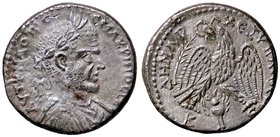 ROMANE PROVINCIALI - Macrino (217-218) - Tetradracma - Busto laureato a d. /R Aquila stante con testa a s. e corona nel becco (AG g. 11,71)
BB/BB+