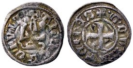 LE CROCIATE - ATENE - Guido II de la Roche (1287-1308) - Denaro tornese (Thebe) - Castello /R Croce patente Metcalf 1056 (MI g. 0,64)
qBB