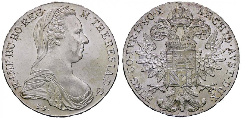 ESTERE - AUSTRIA - Maria Teresa (vedova) (1765-1780) - Tallero 1780 AG Riconio
...
