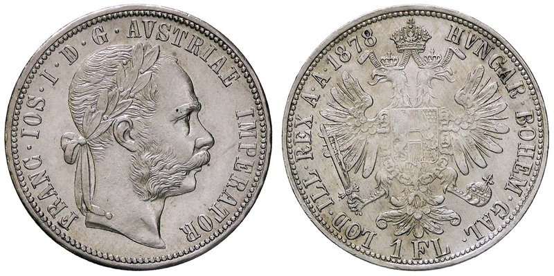 ESTERE - AUSTRIA - Francesco Giuseppe (1848-1916) - Fiorino 1878 A Kr. 2222 AG
...