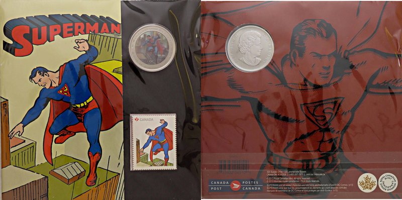 ESTERE - CANADA - Elisabetta II (1952) - 50 Cents 2013 - Superman NI In confezio...