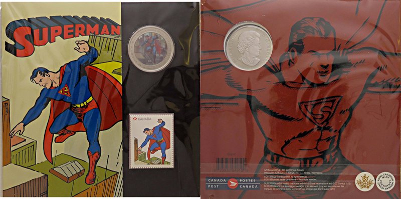 ESTERE - CANADA - Elisabetta II (1952) - 50 Cents 2013 - Superman NI In confezio...