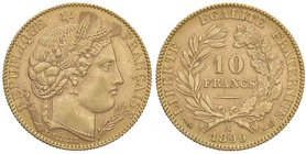 ESTERE - FRANCIA - Terza Repubblica (1870-1940) - 10 Franchi 1899 A Kr. 846 AU
qFDC