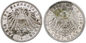ESTERE - GERMANIA - LUBECCA - Città Libera - 2 Marchi 1905 A Jaeger 81 AG
SPL-FDC