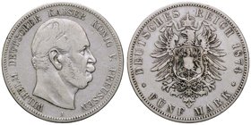ESTERE - GERMANIA - PRUSSIA - Guglielmo I (1861-1888) - 5 Marchi 1874 A Kr. 503.1 AG
qBB