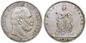 ESTERE - GERMANIA - PRUSSIA - Guglielmo I (1861-1888) - Tallero 1871 A - Vittoria sulla Francia Kr. 500 AG
qBB