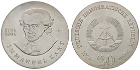 ESTERE - GERMANIA - Repubblica Democratica (1949-1990) - 20 Marchi 1974 - Kant Kr. 53 AG
FDC