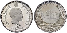 ESTERE - GIORDANIA - Hussein Ibn Talal (1952-1999) - 1/2 Dinar 1969 Kr. 21 AG
FS