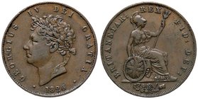 ESTERE - GRAN BRETAGNA - Giorgio IV (1820-1830) - Mezzo penny 1826 Kr. 692 CU Graffietti
BB+