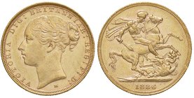 ESTERE - GRAN BRETAGNA - Vittoria (1837-1901) - Sterlina 1886 - San Giorgio Kr. 752 AU
SPL